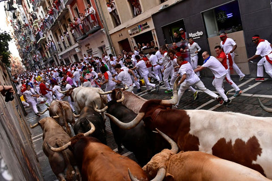Should I rent a car in Pamplona for the Running of the Bulls festival?