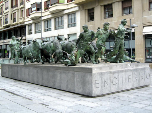 The Monument to the Encierro: Pamplona's Tribute to the Running of the Bulls