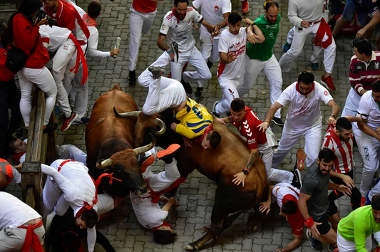 Where should I watch the running of the bulls?
